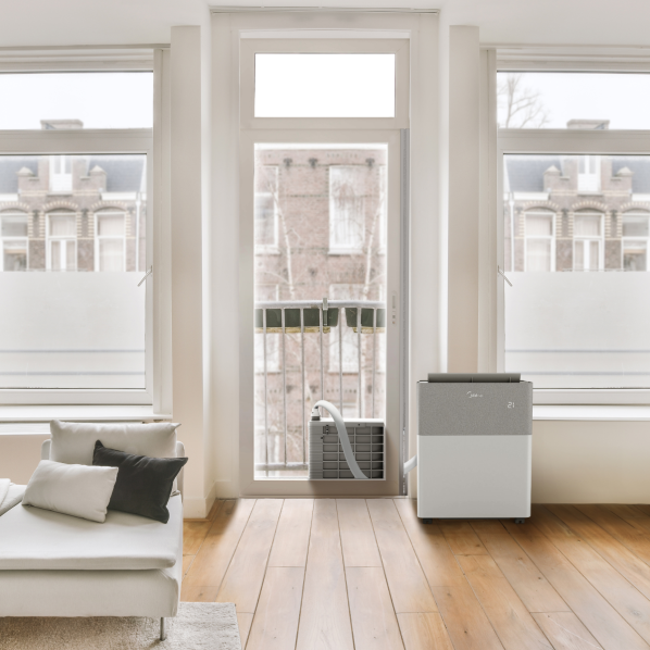 Midea PortaSplit Mobiele Split Airco - 8.000 BTU - Koelen - Met Wifi